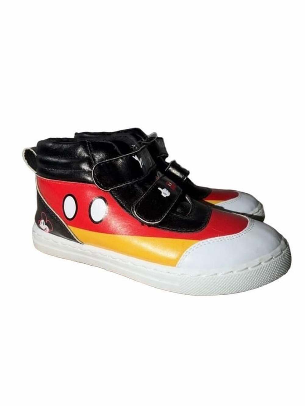 Disney Mickey Mouse High Top Sneakers Size 11